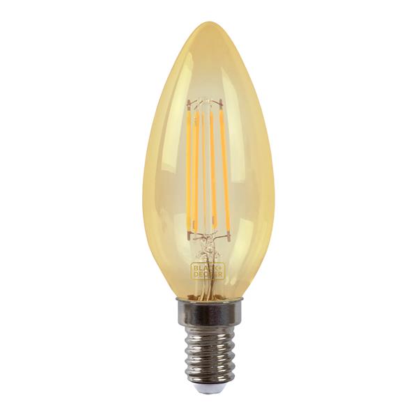 LAMPADA LED C35 3W 2200K - BLACK-DECKER BDF2 06.12.630 