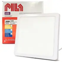 LUMINARIA LED SOBR QUADR 24W 6500K PILA DL052 SF  06.82.067 