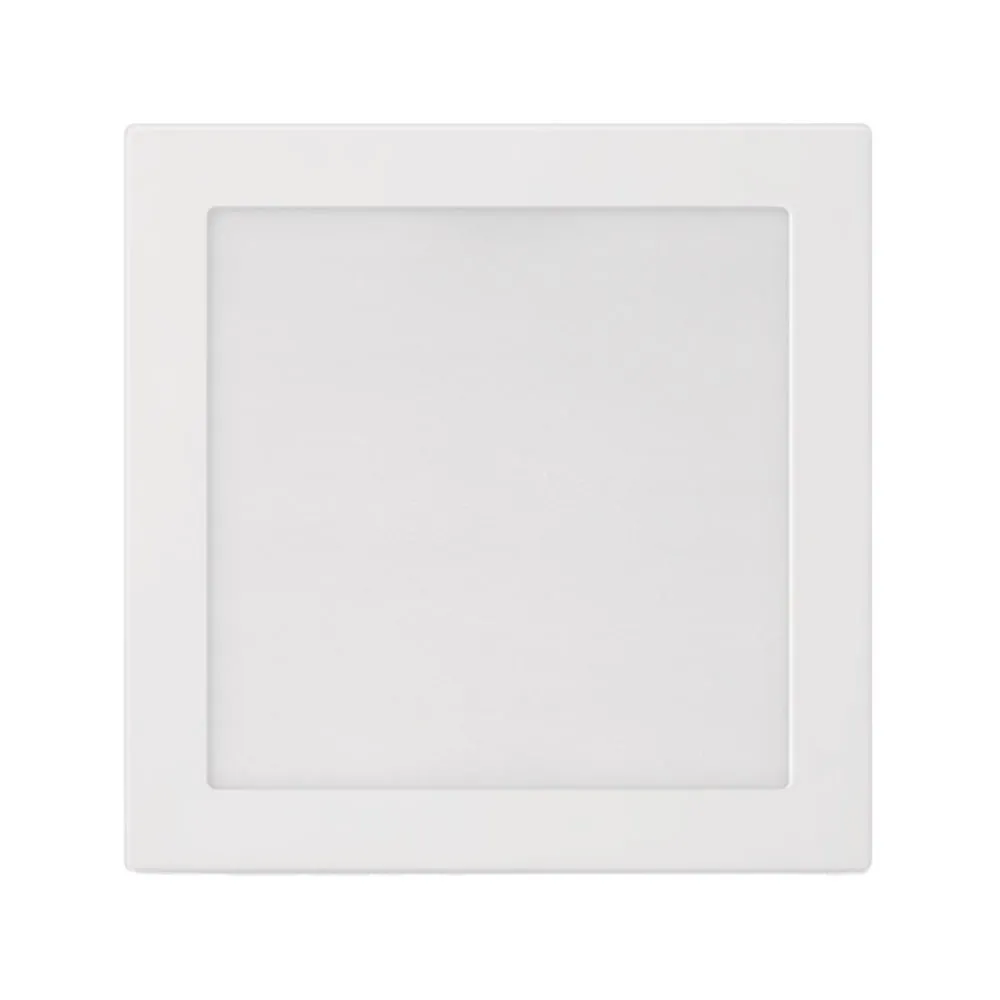 LUMINARIA LED SOBR QUADR 18W 3000K PILA DL052   06.82.070 
