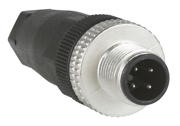 XZCC12MDM40B - CONECTOR RETO MACHO M12 XZCC12MDM40B 33.21.240 