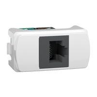PRM54401 - MODULO TOMADA RJ45 CAT5 BC PRM54401  13.23.076 