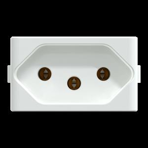 S401100 - MODULO TOMADA 2P+T 10 A - BC DECOR UP 13.26.050 