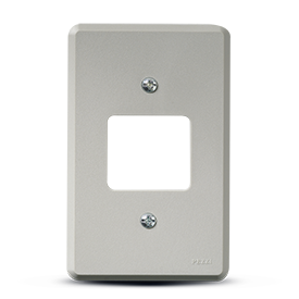 421-2 - PLACA 2 TECLAS 2X4 CINZA PEZZI 29.05.211 
