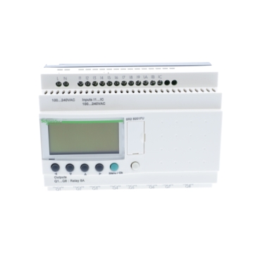 ZELIO LOGIC SR2B201FU - 12E/8S C/RELOGIO SR2B201FU 21.39.109 
