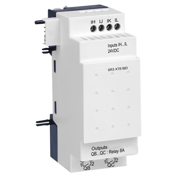 ZELIO LOGIC SR3XT61BD - 6E/S 24 VCC SR3XT61BD 21.39.122 