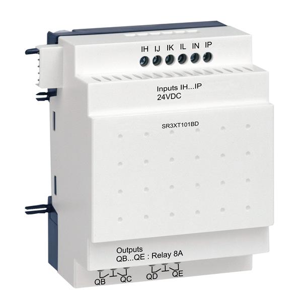 ZELIO LOGIC SR3XT101BD - 10E/S 24 VCC SR3XT101BD 21.39.123 
