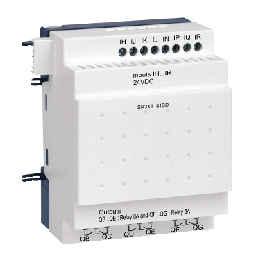 ZELIO LOGIC SR3XT141BD - 14E/S 24 VCC SR3XT141BD 21.39.125 