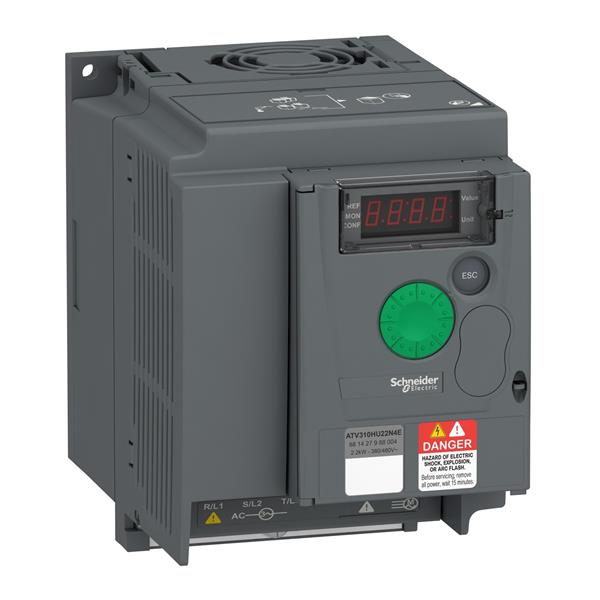 CONVERSOR ATV310HU22N4E - 3 CV 380V 3F ATV310HU22N4E 21.42.004 