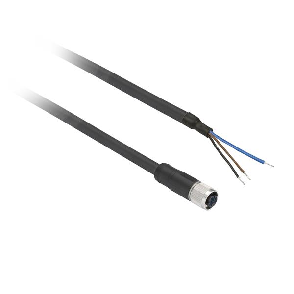 XZCP0566L5 - CABO C/CONECTOR M8 RETO 3P XZCP0566L5 21.58.121 