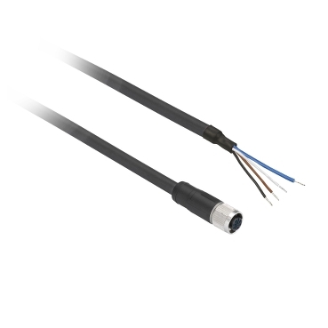 XZCP0941L2 - CABO C/CONECTOR M8 RETO 4P XZCP0941L2 21.58.125 