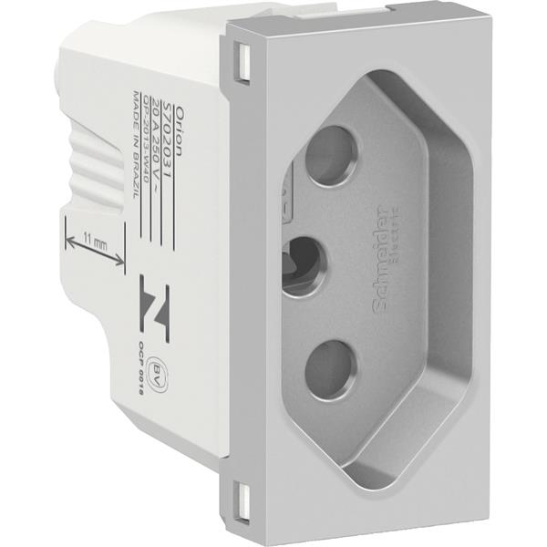 S70203174 - MODULO TOMADA 2P+T 20A - AL S70203174  13.50.366 