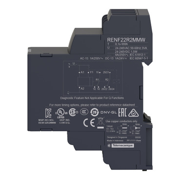 RELE TEMPORIZ. MULTIFUNCAO RENF22R2MMW RENF22R2MMW 21.08.120 