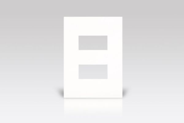 582564B - PLACA 4X2 2 MOD. - WHITE ARTEOR 22.35.302 