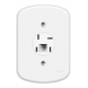 TOMADA PARA TELEFONE (PADRÃO TELEBRÁS) COM CONECTOR RJ11 - 2 VIAS COM PLACA - SB 042.0408.4 24.02.120 