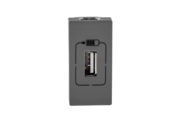 615088CZ - TOMADA CARREGADOR 1X USB PIALPLUS+ 22.30.197 