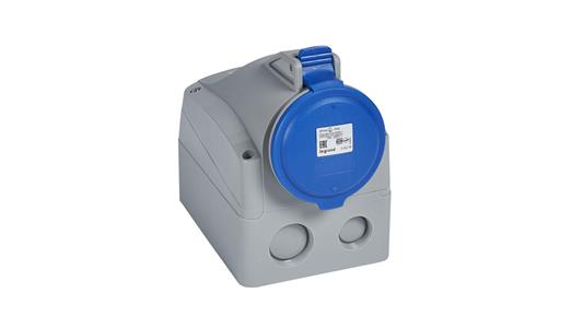 TOMADA INDUSTRIAL TEMPRA 32A 3P+N+T 200/250V IP44- 555256 27.11.017 